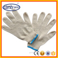 Industrial Poly Knitted Natural White pvc dotted Cotton Gloves Working Gloves